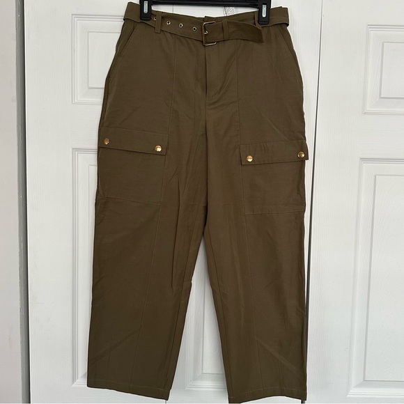 M. ZARA BATTLE PANTS WITH BELT - Picture 9 of 12